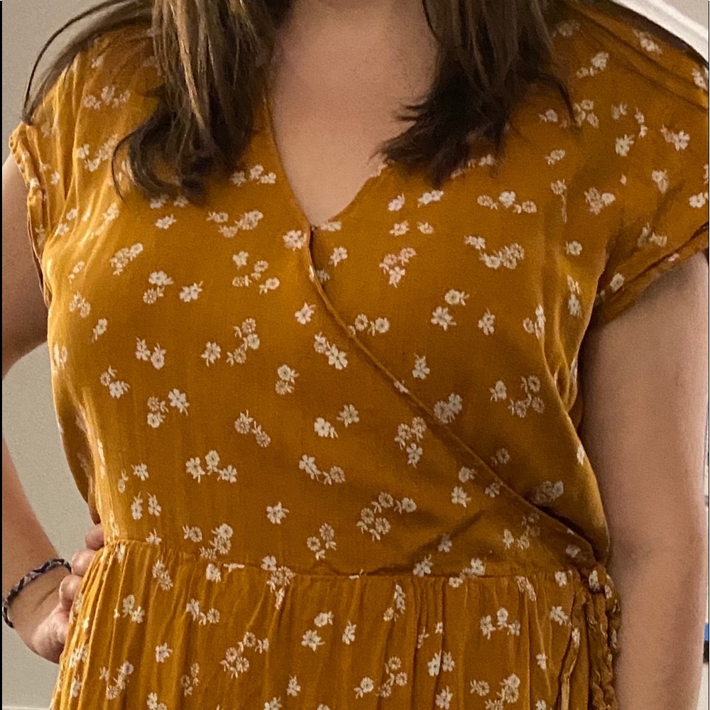 Wrap Midi Dress